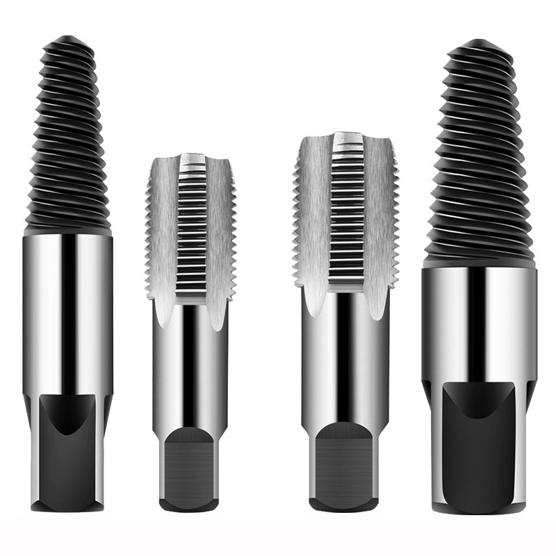 Cross-border water pipe broken thread remover, double-ended thread tool, tap, screw remover wholesale, reverse thread repair tap Item Picture
