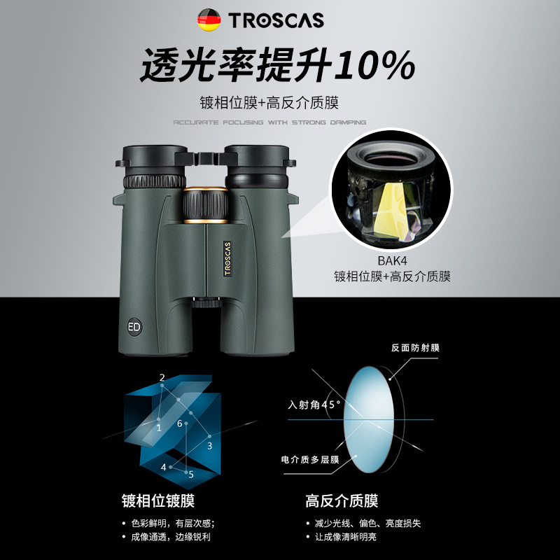 2022 New Golden Eagle 2nd Generation ED Lens High-definition High-magnification Binocular Bee Hunting Sky 10X42ED Telescope Outdoor lens Application Scenario