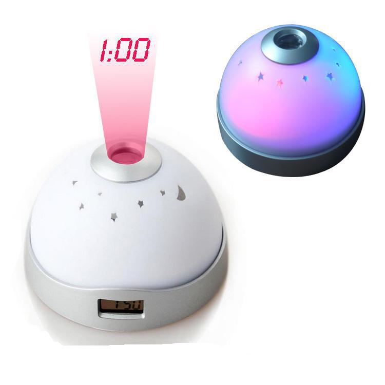 Star and moon projection alarm clock, projection clock, table clock, projection clock, hemispherical led electronic alarm clock are available in stock Application Scenario