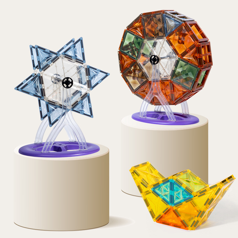 磁力片/我的世界/磁力片儿童拼接/迷你世界磁力方块/磁力片儿童拼接卡通细节图