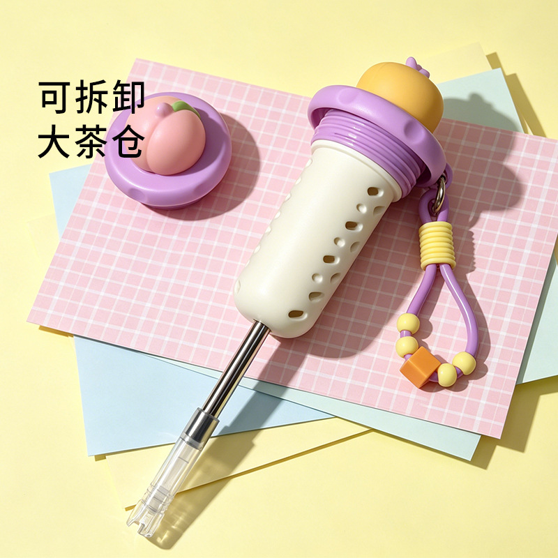 New 316 stainless steel insulated cup, high appearance level, female student travel cup, straw cup, cartoon cute apple water cup Application Scenario
