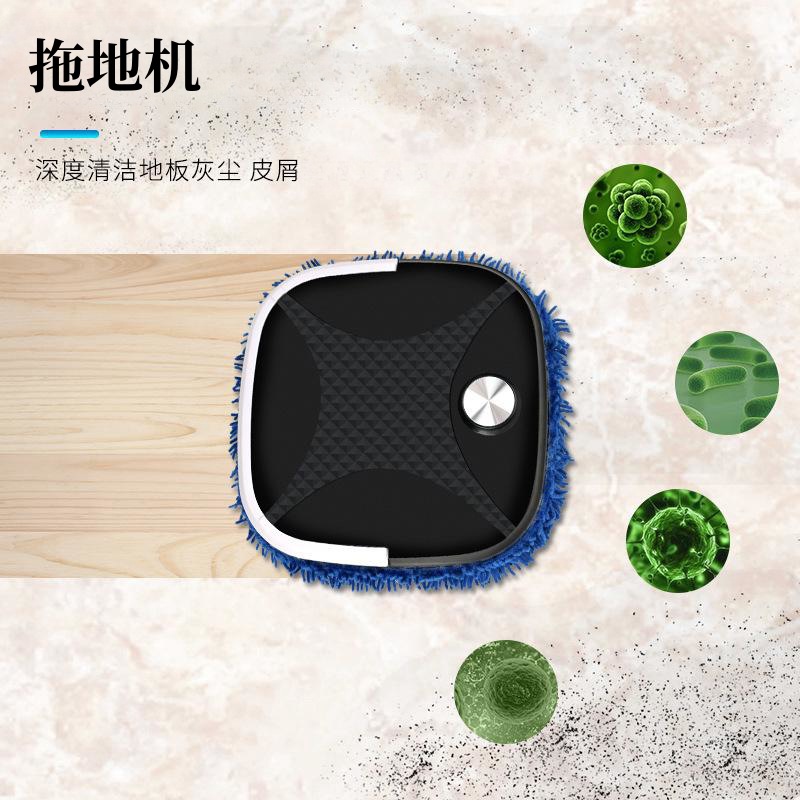 Wholesale of cross-border new intelligent floor mopping robot cleaning machine, dry and wet dual-purpose lazy floor mopping machine manufacturer direct sales Specification image