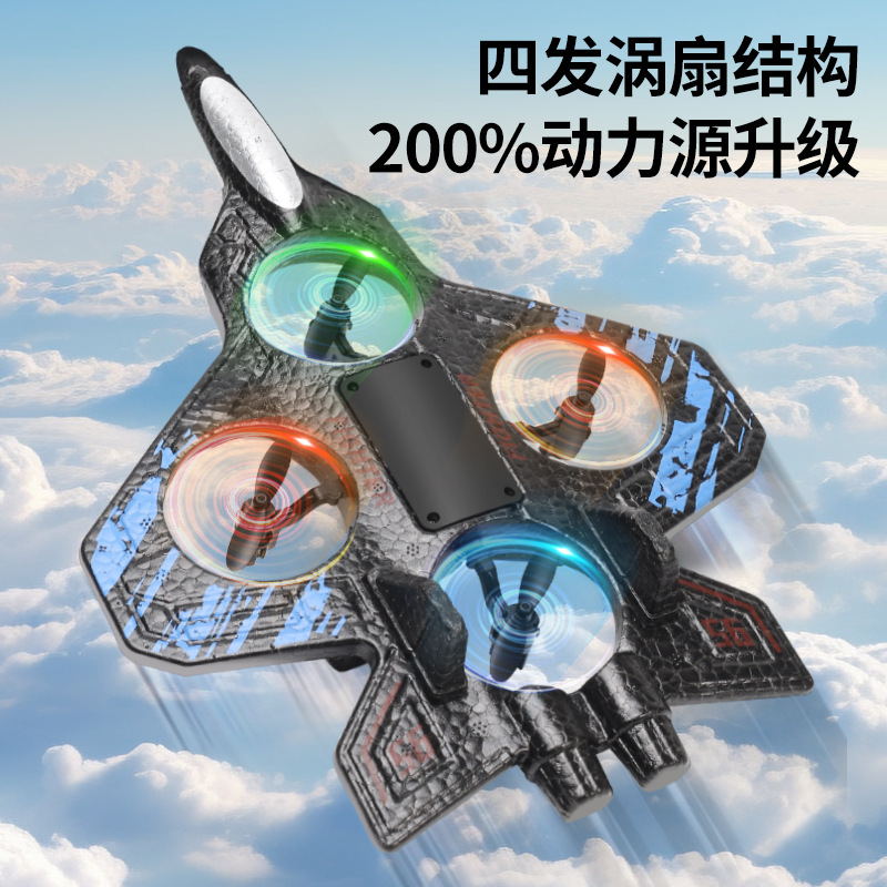 One-stop dropshipping for cross-border children's remote-controlled fighter jets, quadcopter aerobatic drones, rechargeable and shock-resistant foam gliders Application Scenario
