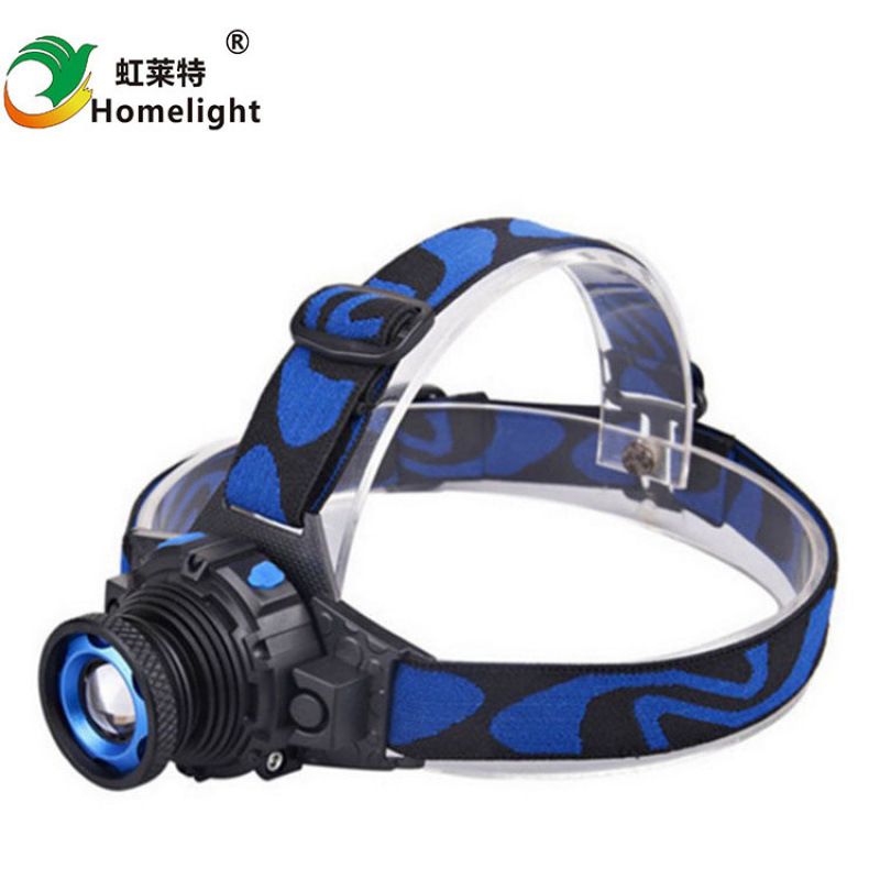Cross-border built-in batería portátil ligero montar al aire libre camping led luz brillante recargable LED headlight details Picture