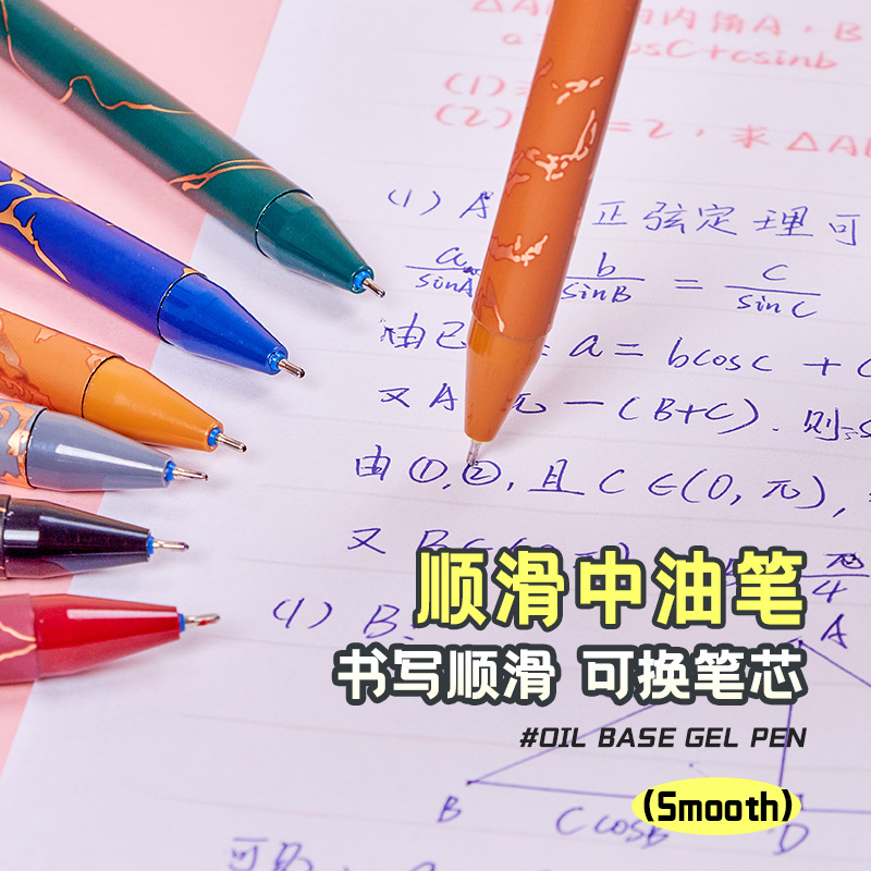 Tianfeng Factory supplies the smooth oil pen with a 598GMINI tip, which ensures smooth and fluid writing Application Scenario