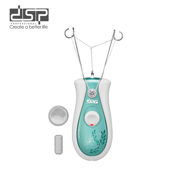 DSP/丹松电动女士脱毛器腋毛腿毛脱毛仪剃二合一磨脚器拔毛白底实物图
