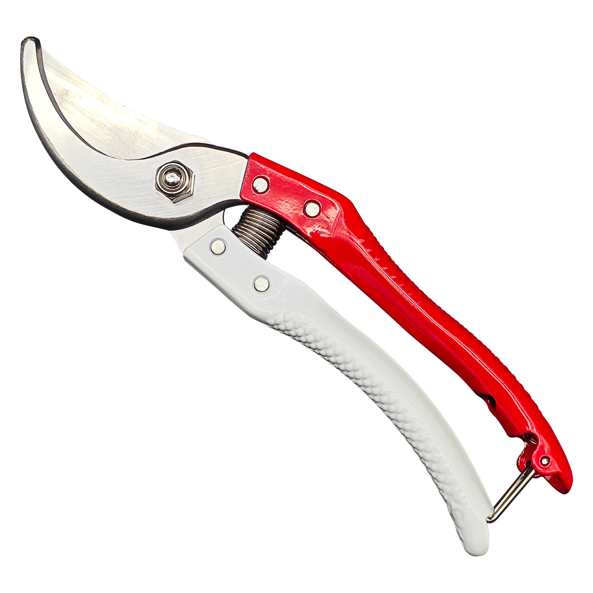 Holsen high-carbon steel professional roadside pruning shears, heavy-duty flower-patterned handle garden and gardening shears factory direct sales Item Picture