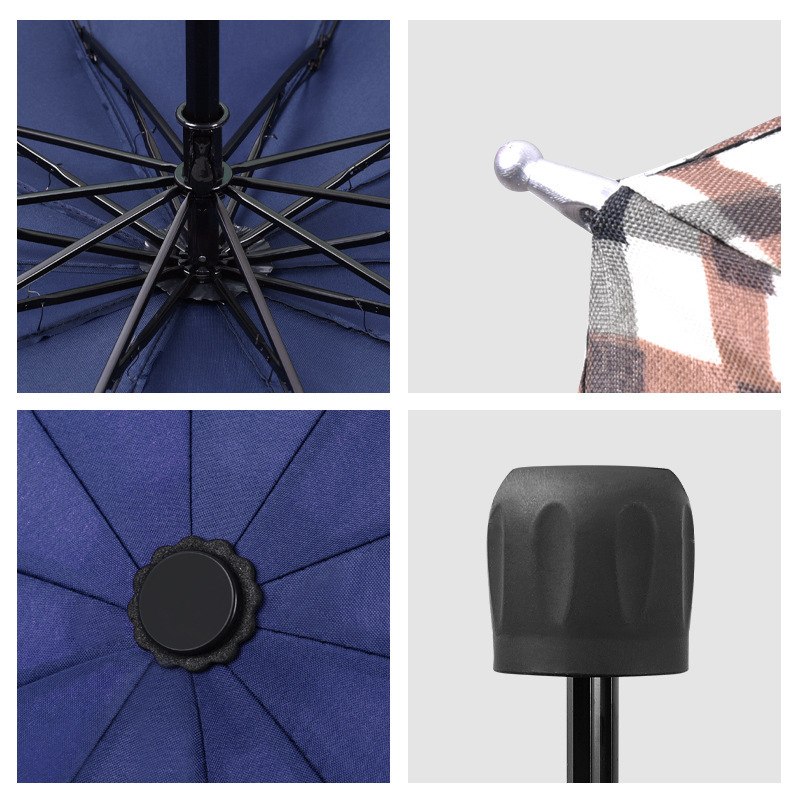 雨伞/长柄伞色丁/24骨雨伞定制/一次性雨伞/雨伞礼品白底实物图