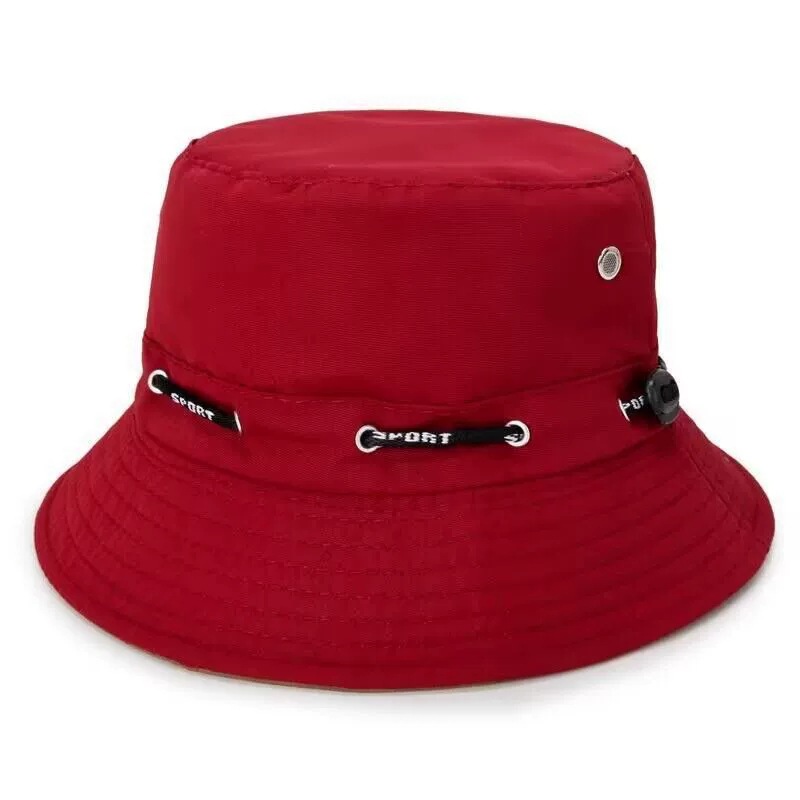 Summer and autumn fisherman's hats for men and women, outdoor foldable fishing sunshade basin hats, travel hats, and rope basin hats Application Scenario