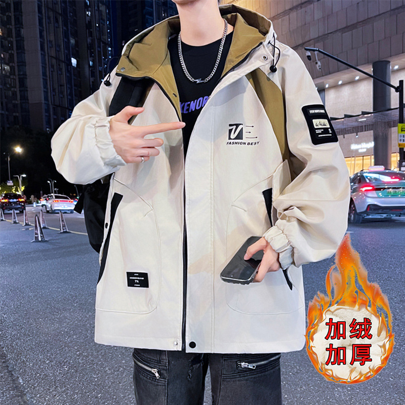 冲锋衣/软壳冲锋衣/冲锋衣男连帽户外/冲锋服/冲锋衣三合一细节图