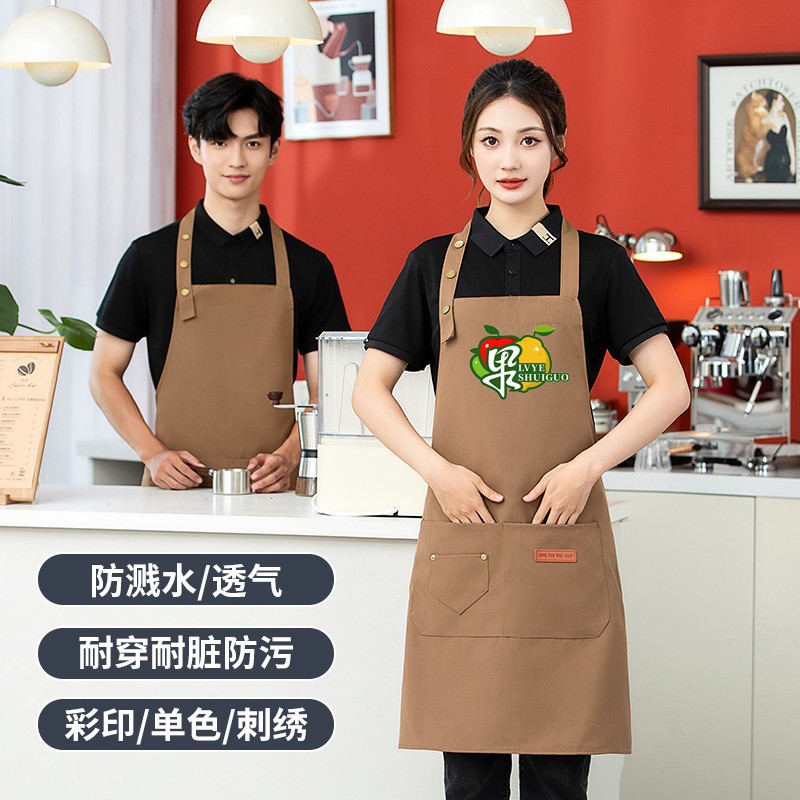 家务围裙、袖套实物图