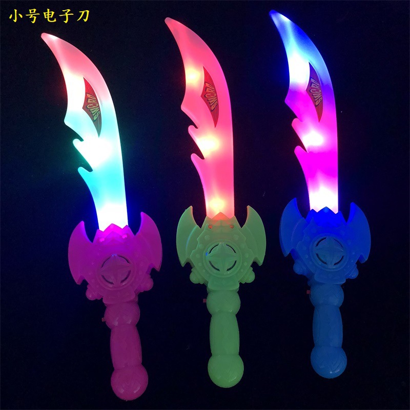 New type of light-emitting electronic knife, LED flash music small sword, children's toy, hot sales at street stalls, wholesale supply Specification image