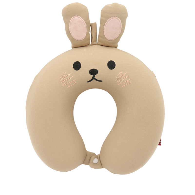 Order memory foam rabbit Bear U-shaped pillow, Kanglewu Cartoon cute animal neck pillow, car neck order Item Picture