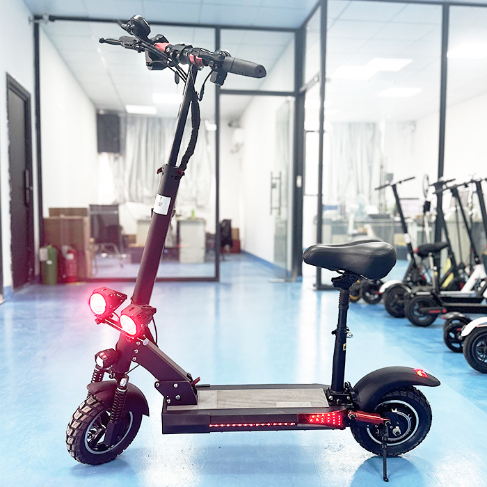 电动滑板车可折叠便携锂电池电瓶车坐骑小型电动车10寸越野带座椅