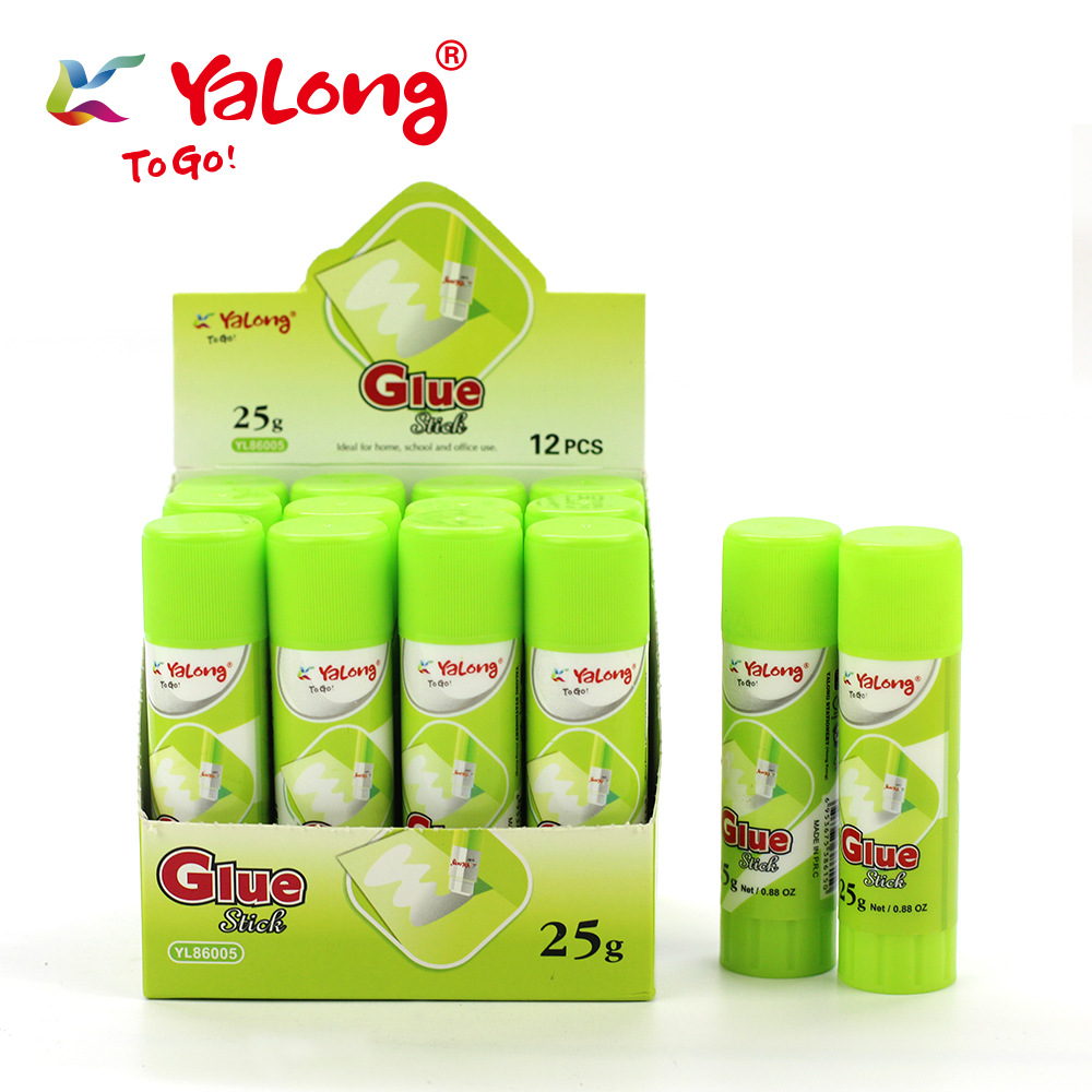 Yalong Cross-border high-quality and low-priced student office supplies Strong transparent Solid glue details Picture