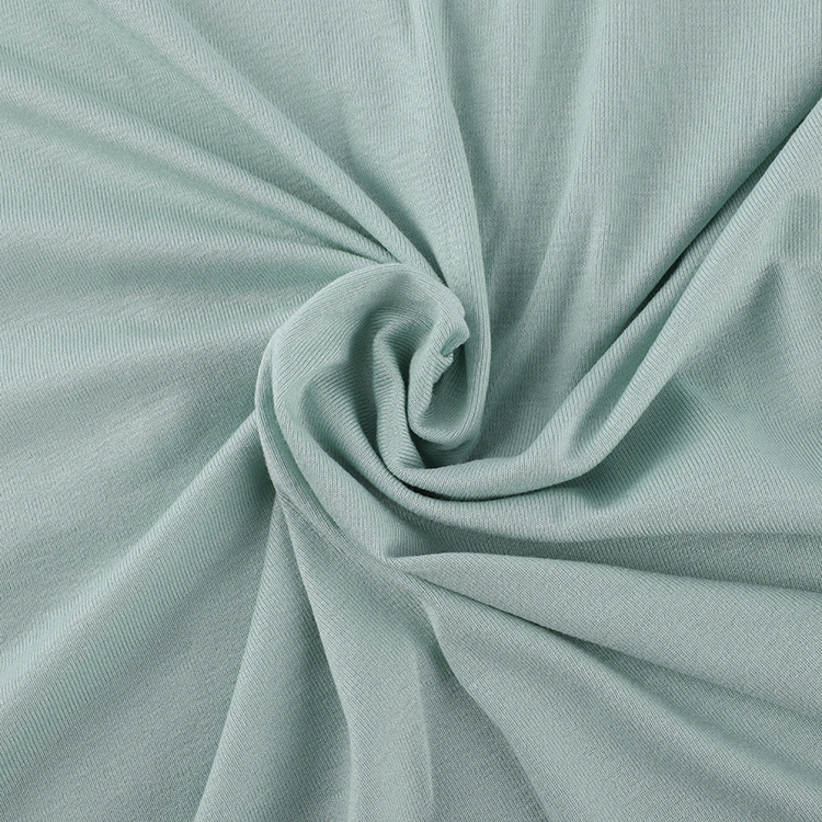 1*1 Modal ribbed fabric, 40s rayon spandex elastic ribbed fabric, 190gT T-shirt ribbed fabric in stock