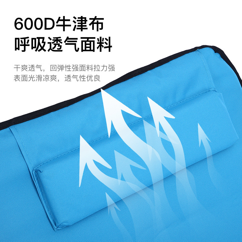 Outdoor sitting and lying beach mat, portable folding position adjustable backrest sunbathing lounge mat, a perfect nap tool Specification image