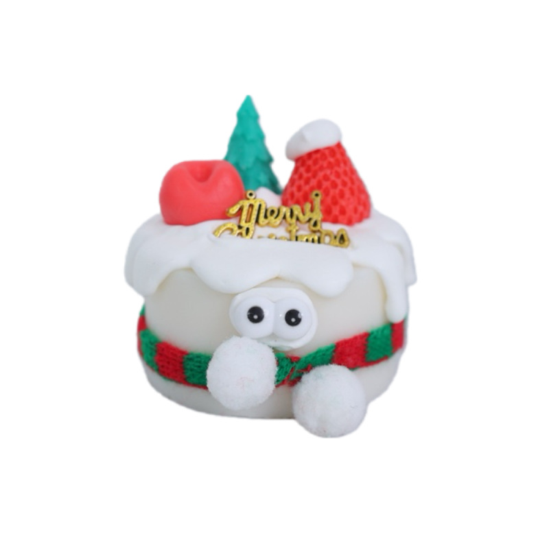 Wholesale Christmas Scented Candles, Christmas-Themed Decorative Creative Gifts Candle, Christmas Tree-Shaped Candles Item Picture