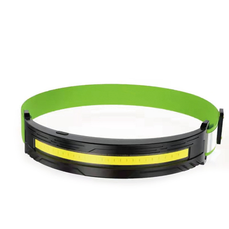 Outdoor sensor fishing headlamp, waterproof for home use, long-lasting battery, USB charging, high-brightness LED lighting, dual light source, wearable Item Picture