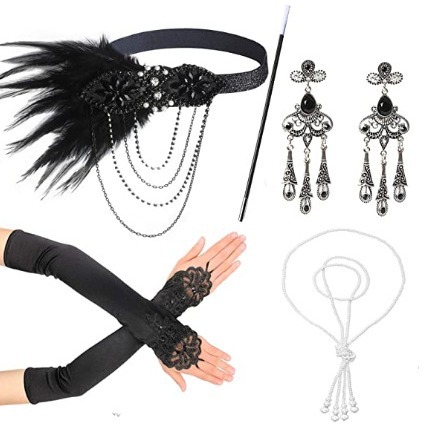 Wholesale of popular European and American Halloween party decorations, nightclub decorations, party balls, feather and hair accessories Item Picture