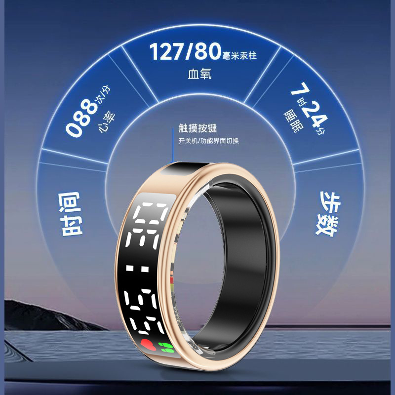 智能戒指/iqibla/计数器/AI健康/电路板产品图