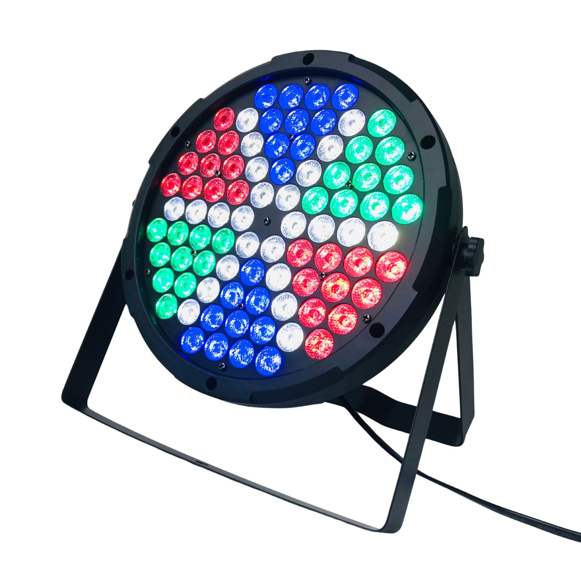 New 84-piece single-color windmill private mold handkerchief lamp, professional stage lamp, wedding bar face light, LED full-color atmosphere dyeing lamp, performance banquet hall, KTV multi-functional handkerchief lamp Item Picture