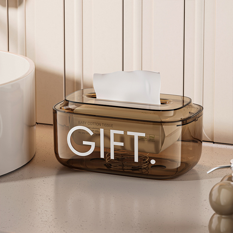 Doba Saddle desktop tissue box, bathroom waterproof desk, living room, popular high-end creative elastic multi-functional tissue box Application Scenario