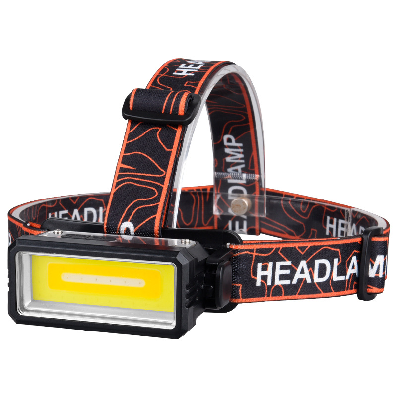 Rechargeable outdoor smart screen display running and fishing headlamp LED strong light head light lightweight Item Picture
