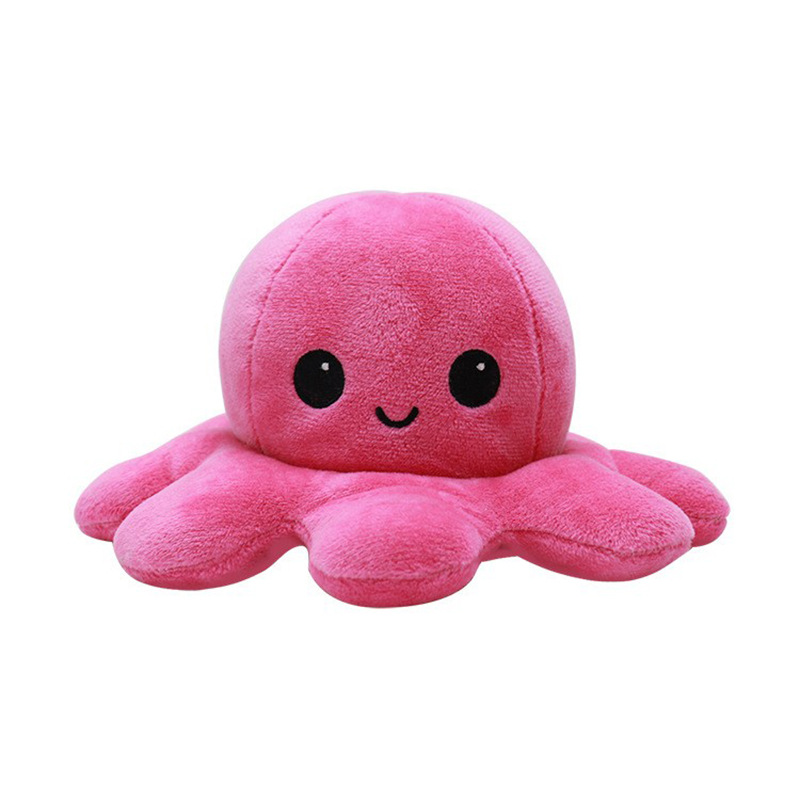 New flip octopus doll, flip octopus with double-sided expression toy, octopus plush doll in stock for wholesale Application Scenario