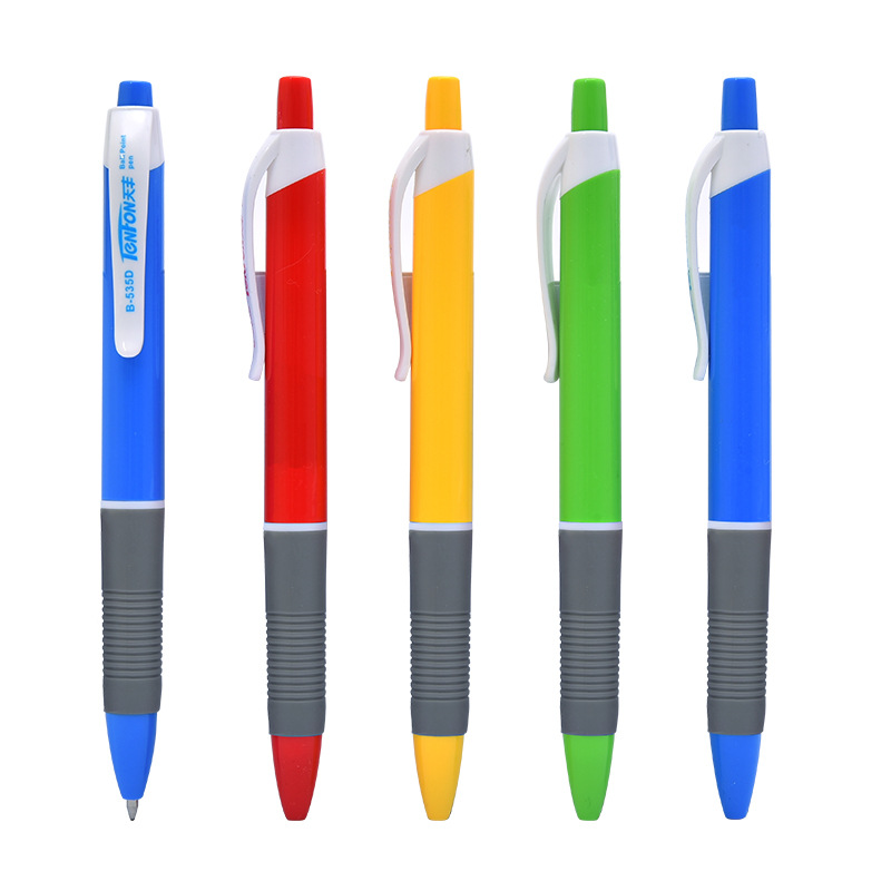 Tianfeng Office Ballpoint Pen 0.7MM plastic Ballpoint pen 48 pens per cylinder 535D Ballpoint pen wholesale