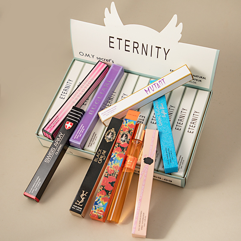 香水玻璃空瓶/香水分装瓶/跨境美妆/香水瓶蝴蝶结/香水产品图