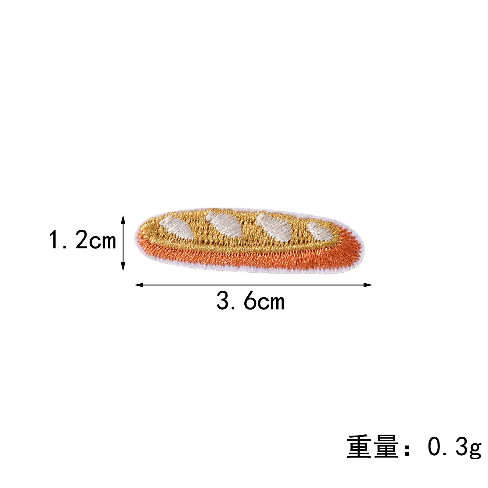 Wholesale of creative cartoon bear food embroidery cloth, label stamps, children's clothing accessories, jewelry and accessories, self-adhesive patches Item Picture