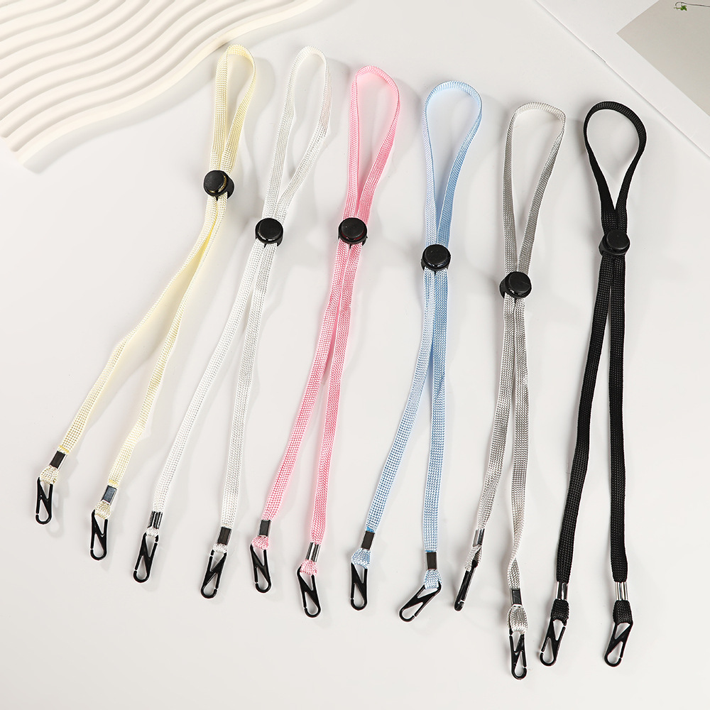 Multi-color windproof rope, hat rope, sun hat, sun protection hat, windproof rope, adjustable mask lanyard, straw hat windproof lanyard