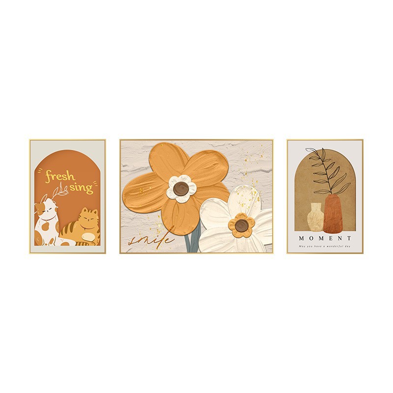 装饰画/装饰画客厅/客厅画欧式/卷轴/装饰画带框白底实物图