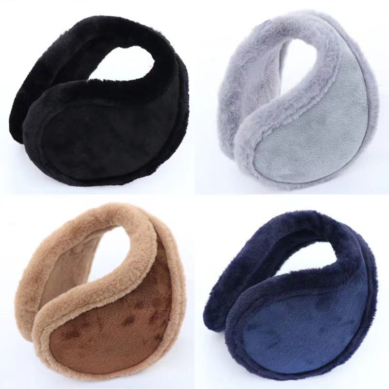 Warm ear muffs, thickened with fleece for autumn and winter, cold-proof ear muffs, rear-wear, windproof and frost-proof protective ear covers, suitable for both men and women details Picture