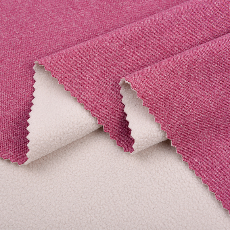 阳涤德绒现货AB面280G摇粒面料秋冬发热保暖打底内衣家居服套装面