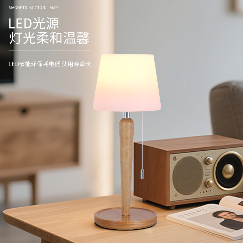 Nórdico simple crema viento luz de champiñones leche blanco nublado lámpara de mesa USB recargable atmósfera pequeña luz de noche ideas Application Scenario
