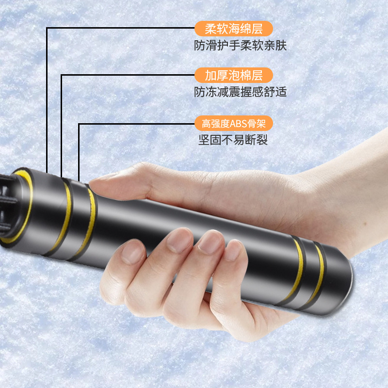 Car snow removal shovel, multi-functional snow shovel, portable defrosting, winter car window glass snow cleaning tool, ice removal shovel Application Scenario