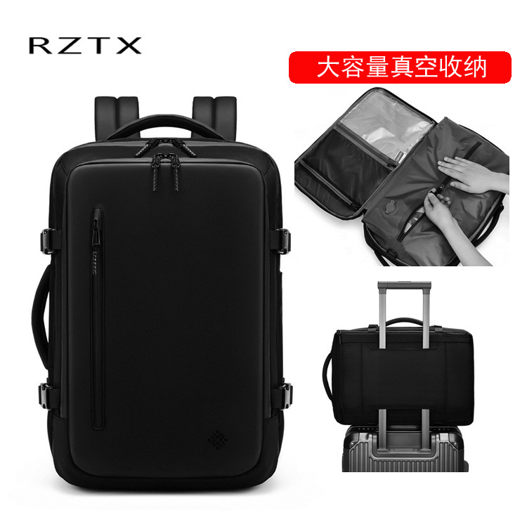 New cross-border multi-functional backpack for men, large-capacity airbag storage business backpack, Oxford fabric waterproof travel bag