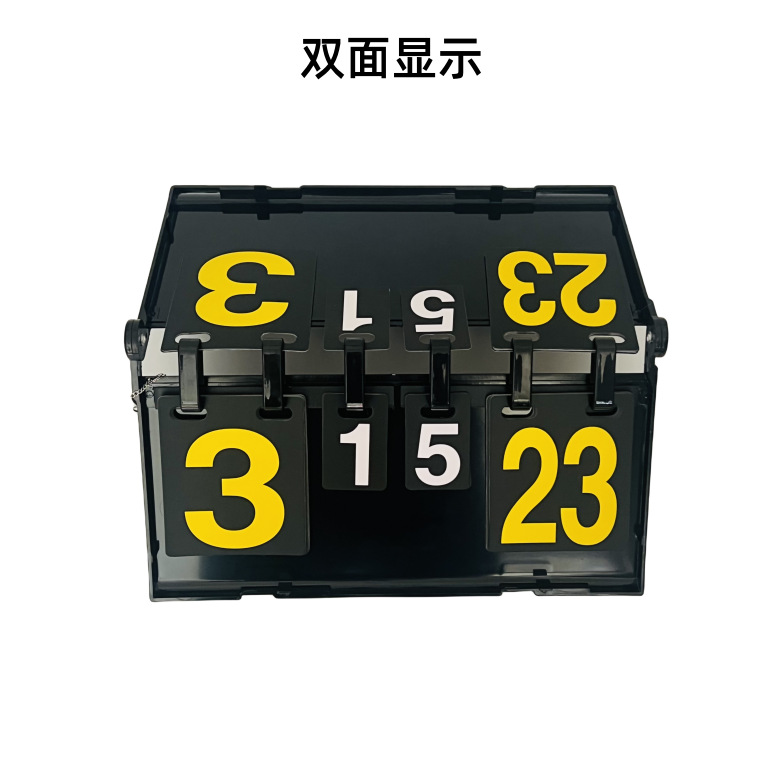 Factory sales scoreboard, thickened plastic box playing card box, engineering plastic flipping, multiple activity competition scoring details Picture