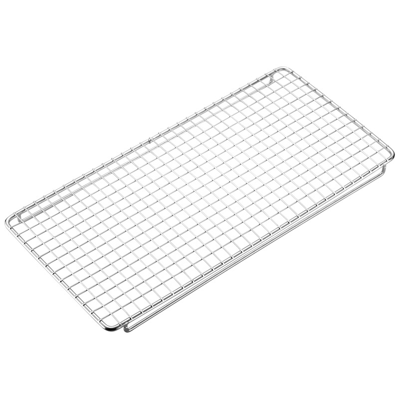 Koman barbecue grill, thickened 304 stainless steel barbecue mesh, grid mesh, barbecue plate, grilled meat grate