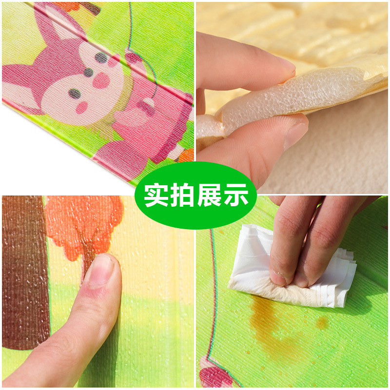 Factory Direct Sales Of Spring And Autumn 3D Wall Stickers, Self-Adhesive Foam Anti-Collision Wall Skirts And Waterproof Wall Stickers For Children's Rooms In Kindergartens Specification drawing