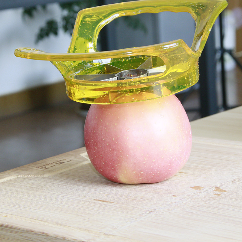 Low-price wholesale crystal apple slicers, fruit cutters, core separation and core removal slicers Item Picture