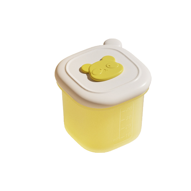 A baby food freezer compartment, baby food box, separate compartments for independent storage, meat puree soup, baby silicone mold Item Picture