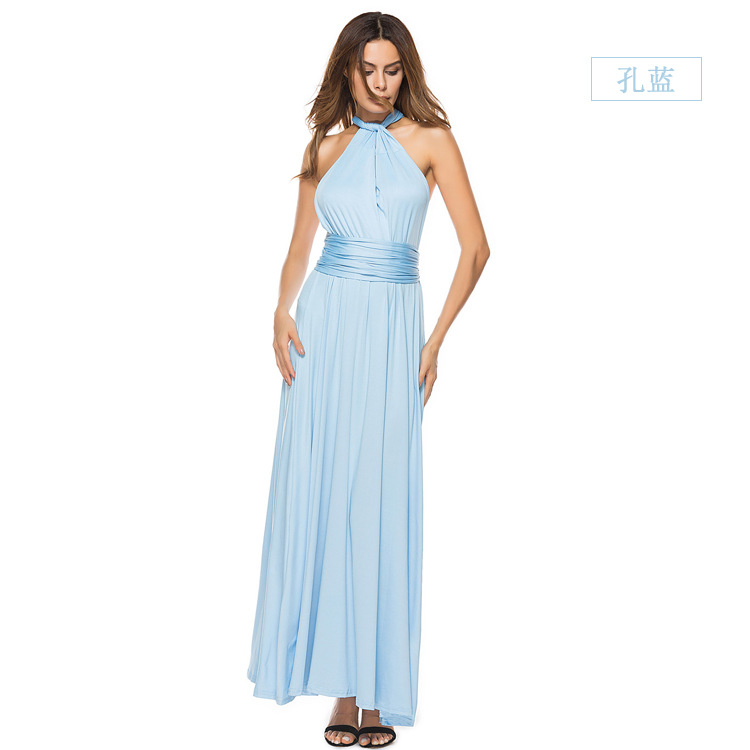 Amazon's best-selling European and American dresses, featuring multiple ways to wear, cross-rope backless and sexy bandage dresses Item Picture