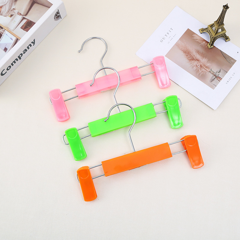 彩色塑料折叠衣架衣服架子衣架衣架子多色耐用简约家用衣架