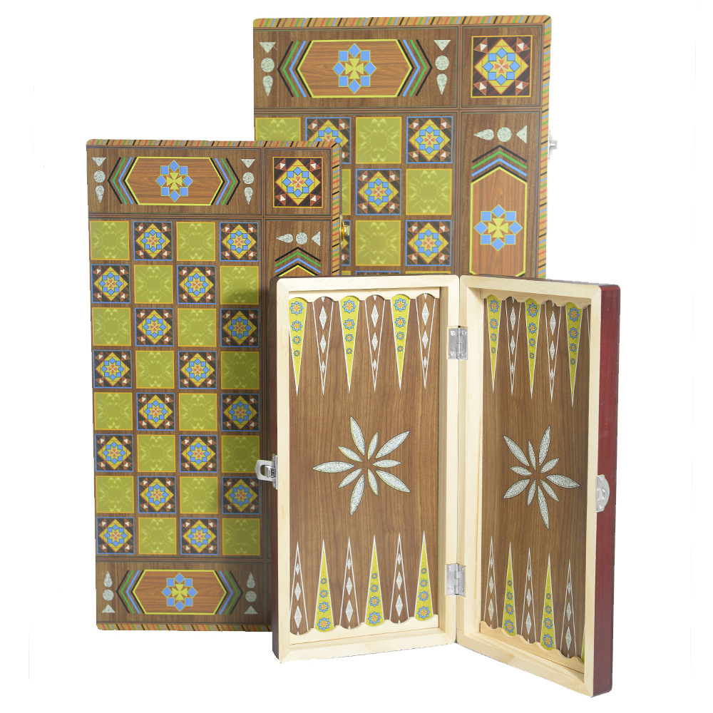 Wholesale of three-in-one wooden chess portable folding multi-size leisure and entertainment chessboards for foreign trade and intellectual gatherings Application Scenario