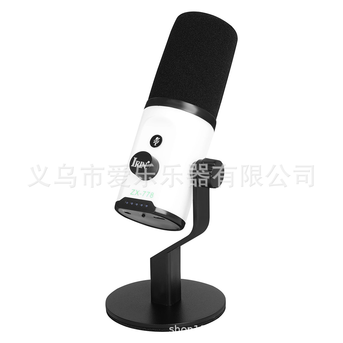 Cross-border USB live streaming microphone, colorful gradient RGB dynamic dynamic gaming noise-cancelling microphone, computer and mobile phone microphone Item Picture