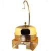 Cross-border luxury golden lace hanging stove, dining stove, alcohol stove, hotel insulated stove, Chafing Dish Item Picture