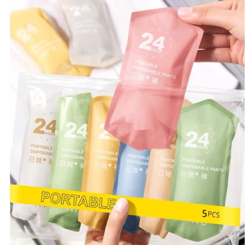 Disposable underwear for women, no-wash disposable pants, travel, hotel, business trip, pregnant and postpartum women, sauna shorts, portable